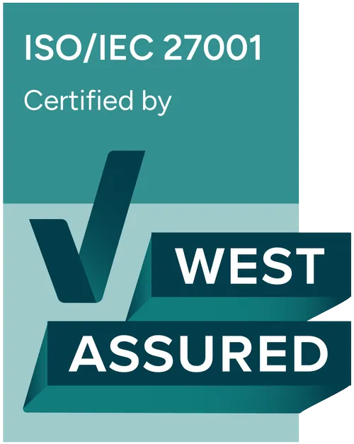 ISO/IEC 27001 certified by West Assured